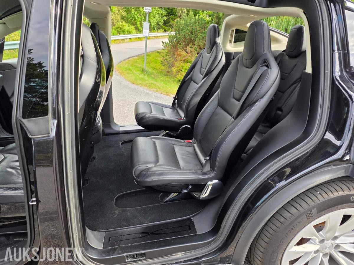 2016 Tesla Model X 90D 6-seter Panorama soltak, Hengerfeste, Ryggekamera