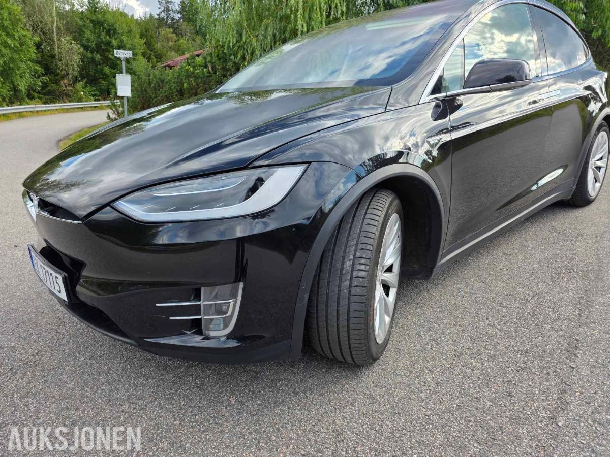 2016 Tesla Model X 90D 6-seter Panorama soltak, Hengerfeste, Ryggekamera