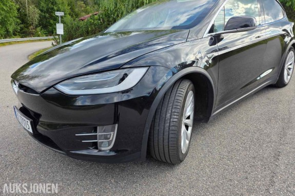2016 Tesla Model X 90D 6-seter Panorama soltak, Hengerfeste, Ryggekamera