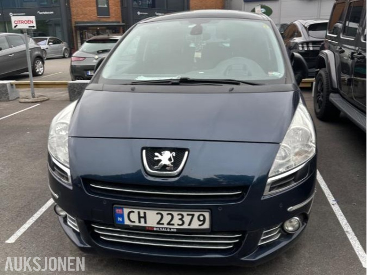 2010 Peugeot 5008 1.6 Diesel, 7 seter, Automat, Cruisekontroll, Glasstak