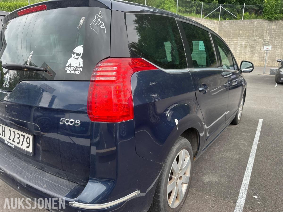 2010 Peugeot 5008 1.6 Diesel, 7 seter, Automat, Cruisekontroll, Glasstak