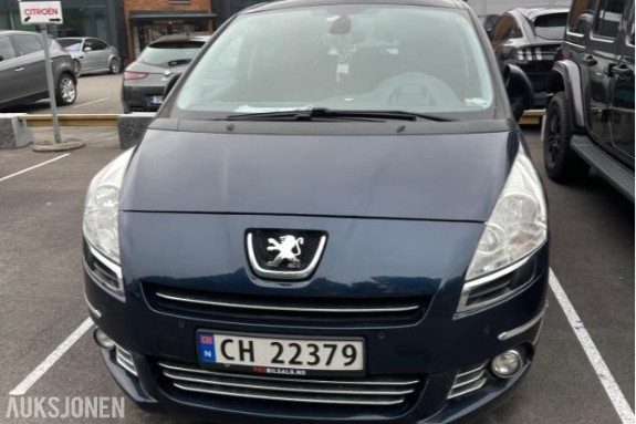 2010 Peugeot 5008 1.6 Diesel, 7 seter, Automat, Cruisekontroll, Glasstak