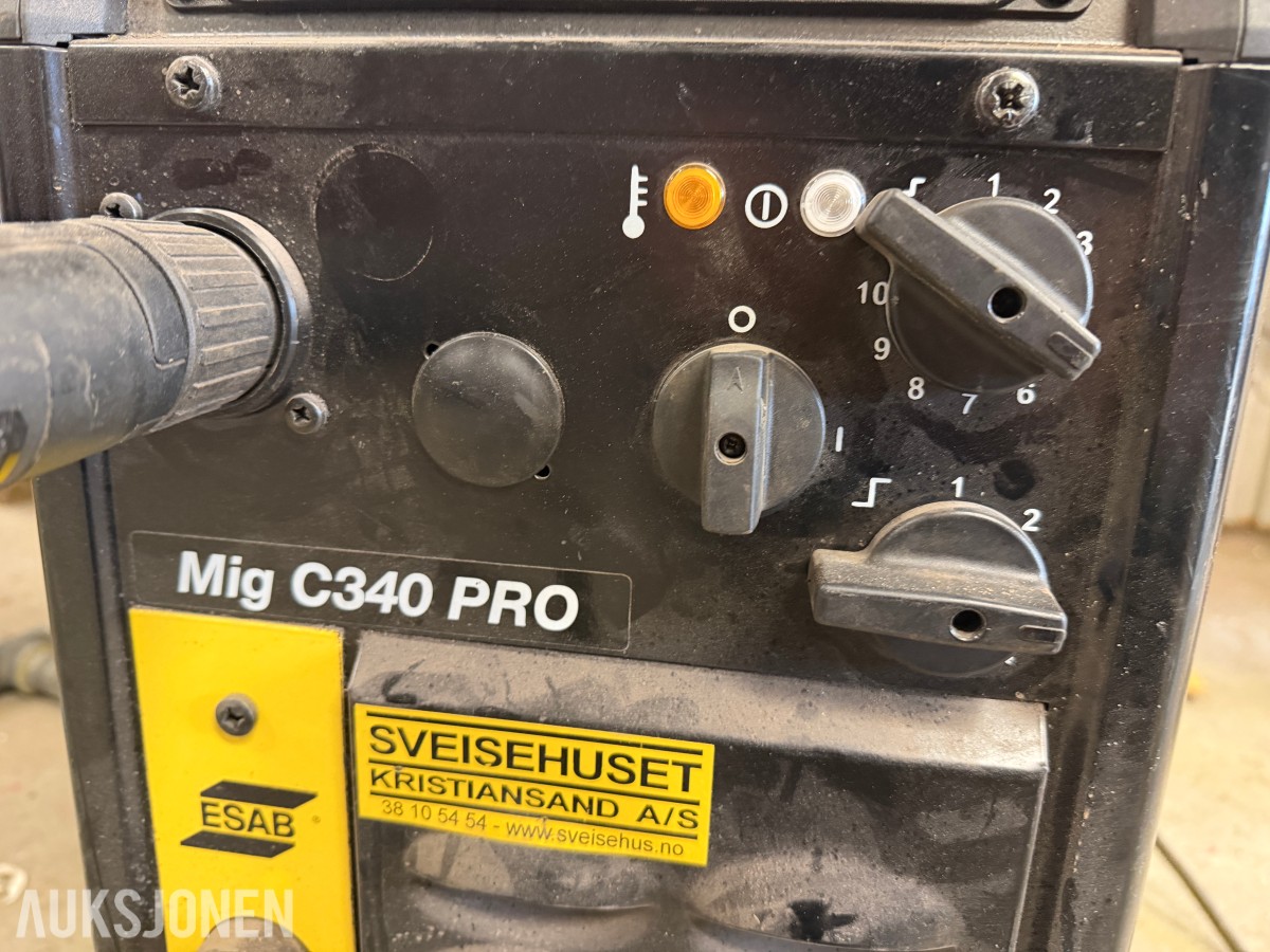 ESAB ORIGO MIG C340 PRO 4WD SVEISEAPPARAT – 340 A – MIG