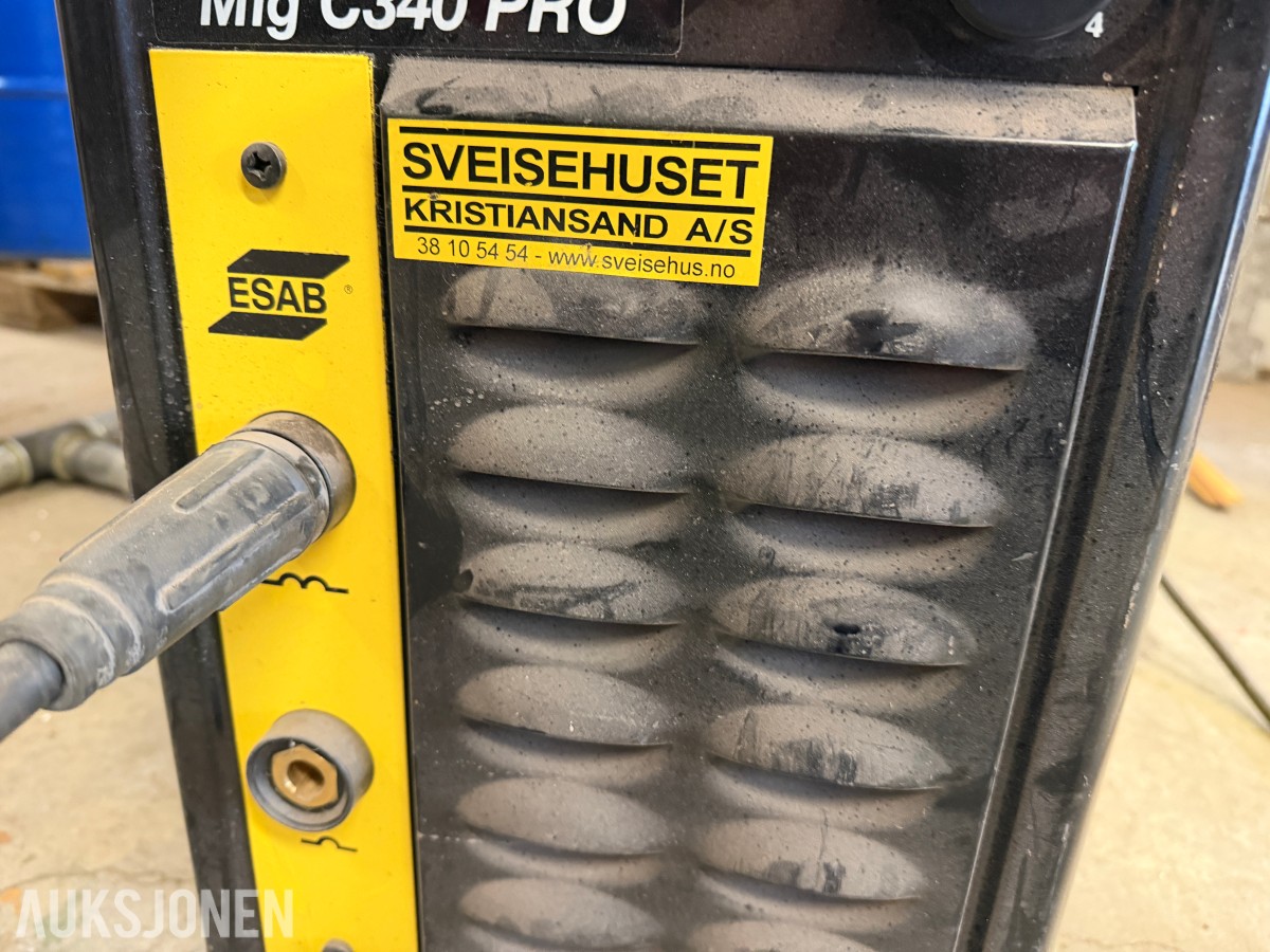 ESAB ORIGO MIG C340 PRO 4WD SVEISEAPPARAT – 340 A – MIG