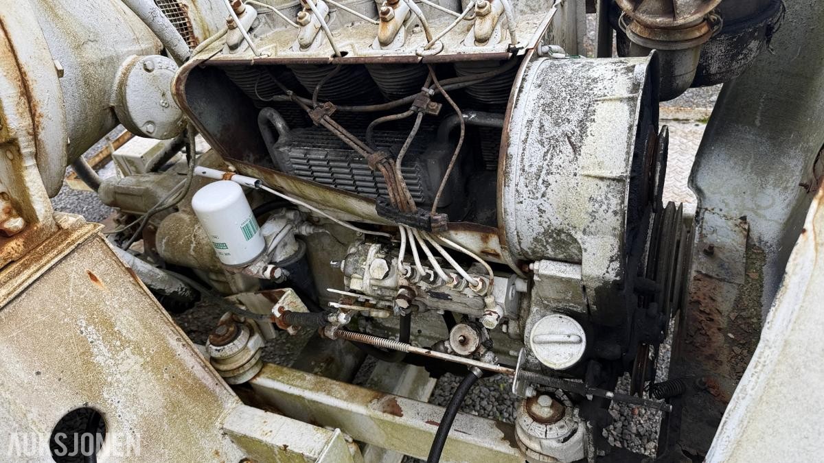 Stetter betongtrommel på krokramme m/ motor - Rep objekt