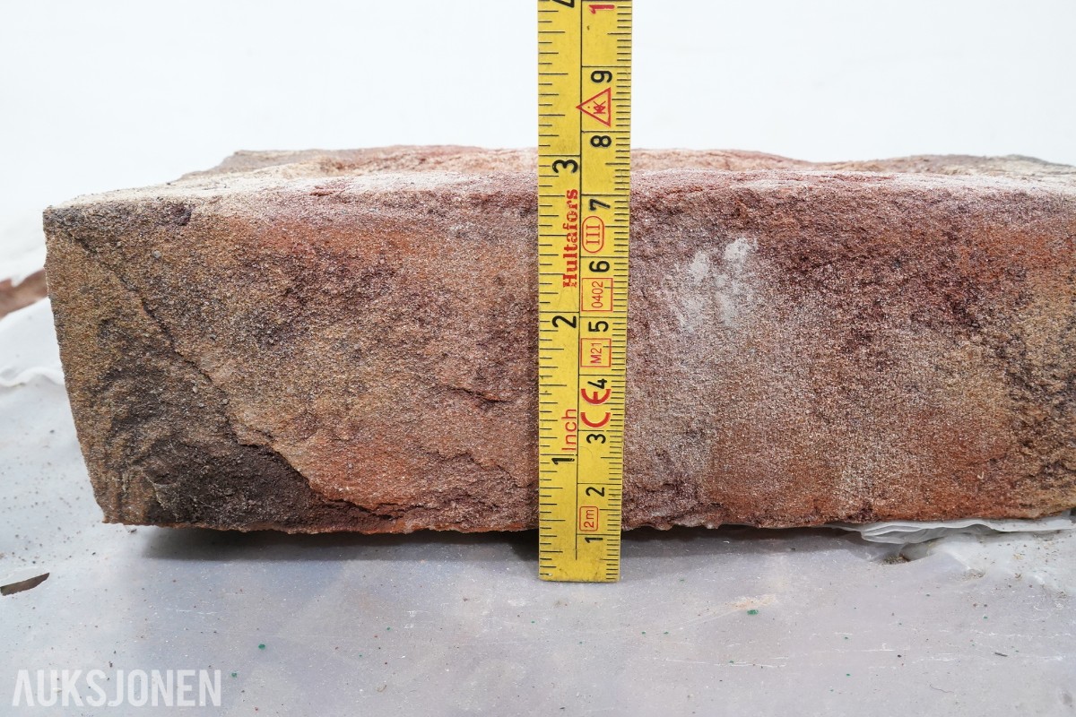 Større parti murstein/ fasadestein Wienerberger Terca Blauwrood Genuanceerd EF