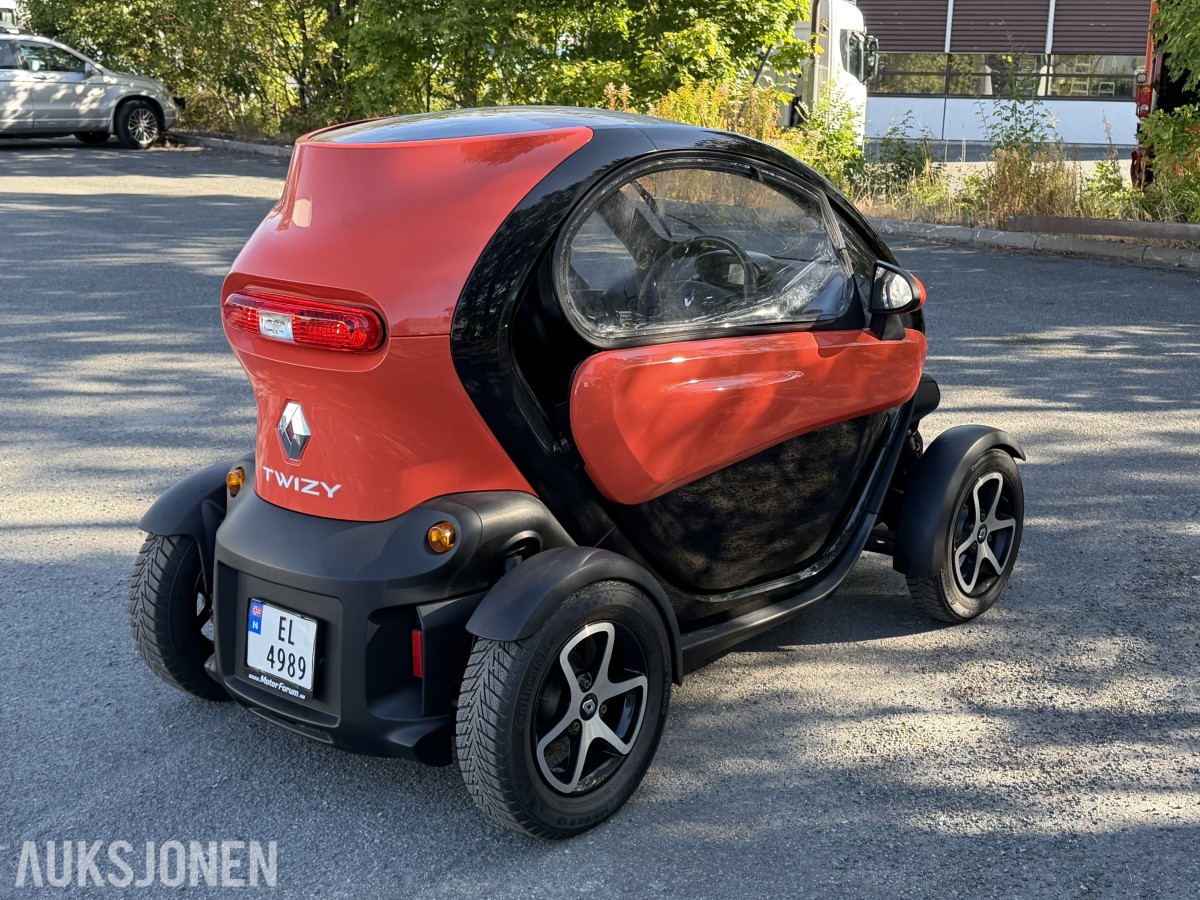 2017 Renault Twizy 80 - elektrisk 2-seter, 80 km/t