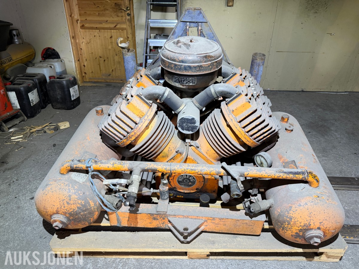 Koberg Kongsberg traktorkompressor V-kompressor