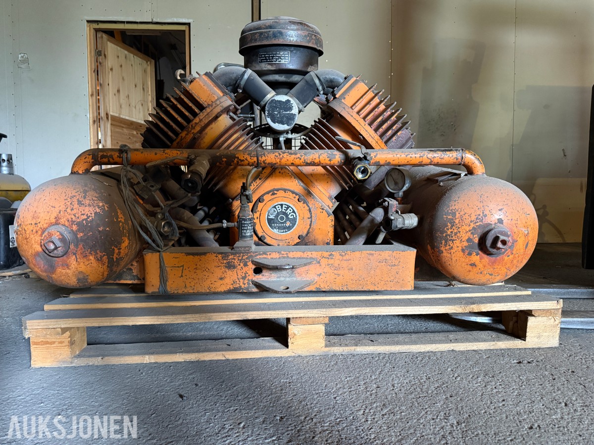 Koberg Kongsberg traktorkompressor V-kompressor