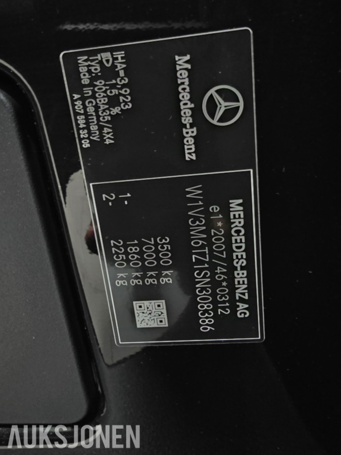 2025 Mercedes-Benz Sprinter planbil 4x4 