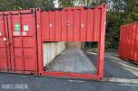 20 FOTS TOM SAGCONTAINER – ÅPEN LANGVEGG – ELEKTRISK OPPLEGG