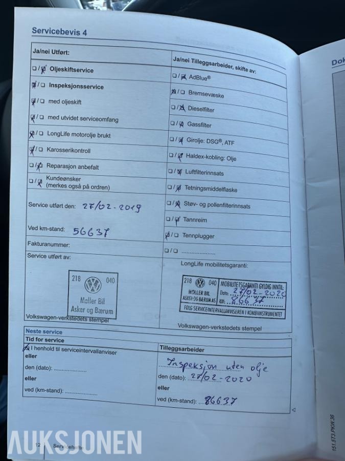 2015 Volkswagen Golf 1.2 TSI BMT 86hk, EU ok til 05.2028