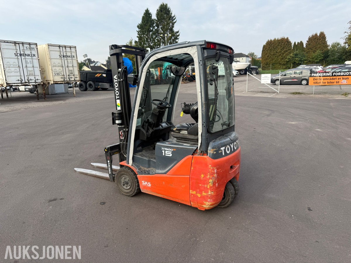 2011 Toyota 8FBET15 motvektstruck 1500KG LAVT TIMETALL