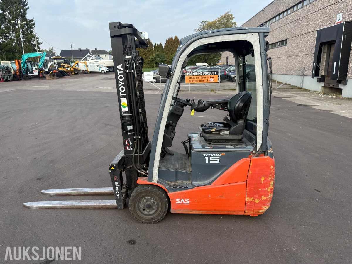 2011 Toyota 8FBET15 motvektstruck 1500KG LAVT TIMETALL