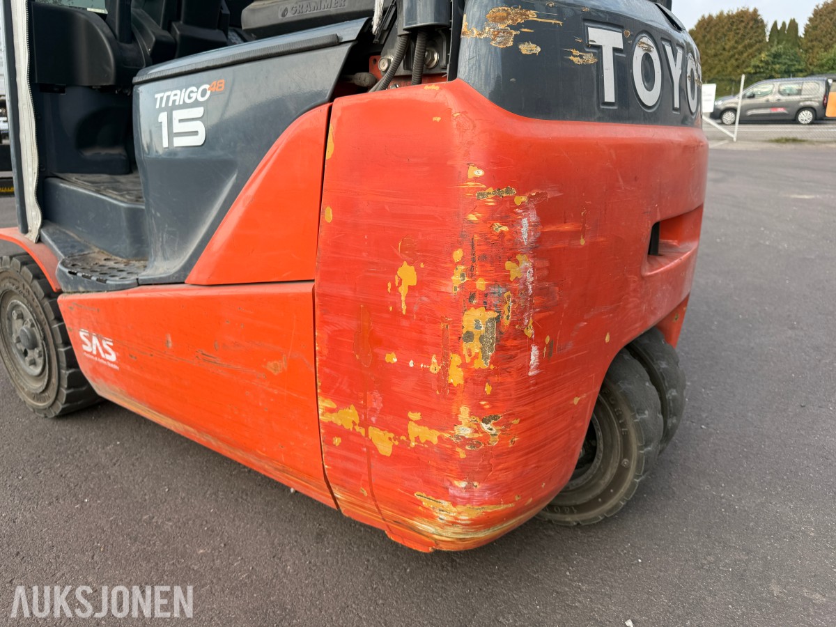 2011 Toyota 8FBET15 motvektstruck 1500KG LAVT TIMETALL