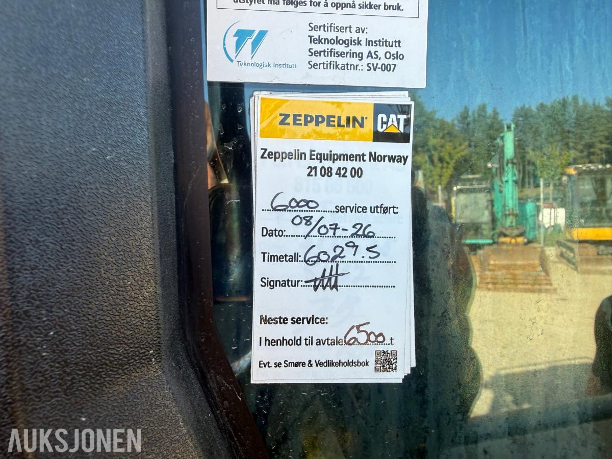 2014 Cat 938K HJULLASTER SERVICEAVTALE VELHOLDT SKUFF HUDRAULISK PALLEGAFFEL SENTRALSMØRING