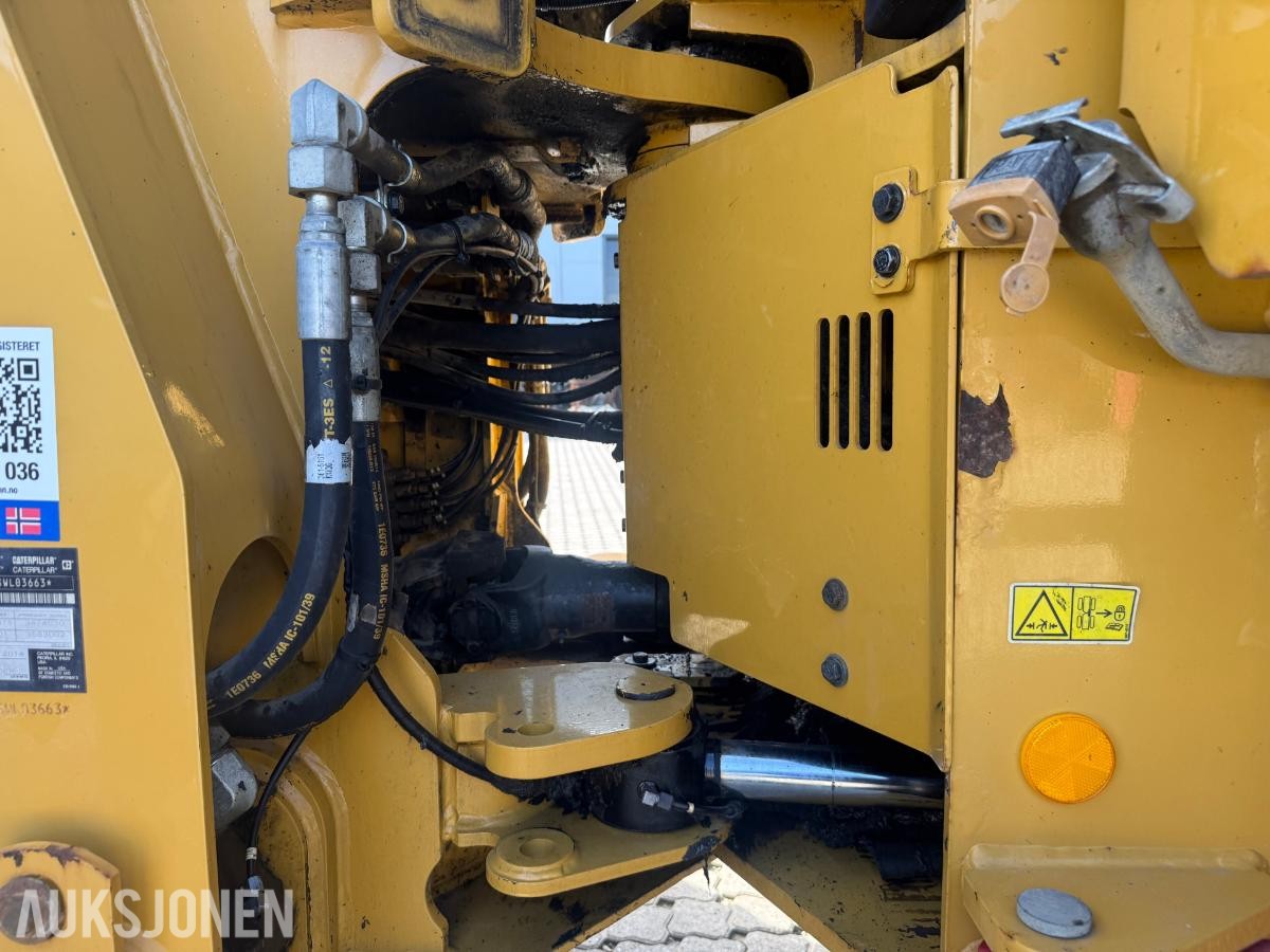 2014 Cat 938K HJULLASTER SERVICEAVTALE VELHOLDT SKUFF HUDRAULISK PALLEGAFFEL SENTRALSMØRING