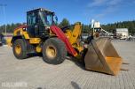 2014 Cat 938K HJULLASTER SERVICEAVTALE VELHOLDT SKUFF HUDRAULISK PALLEGAFFEL SENTRALSMØRING