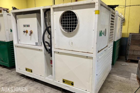 2015 Munkebo Clemco ZAM-8.000  industriell avfukter / Dryer - Vekt 1.3T - 81kW - Sertifisert 2022