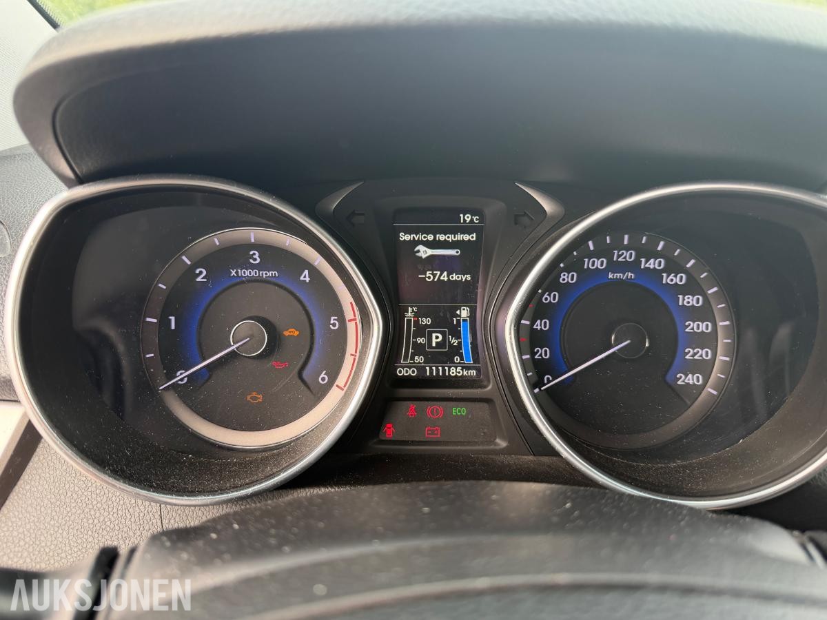 2015 Hyundai i30 1.6 Diesel 110hk Automat, Cruisekontroll, Ryggekamera