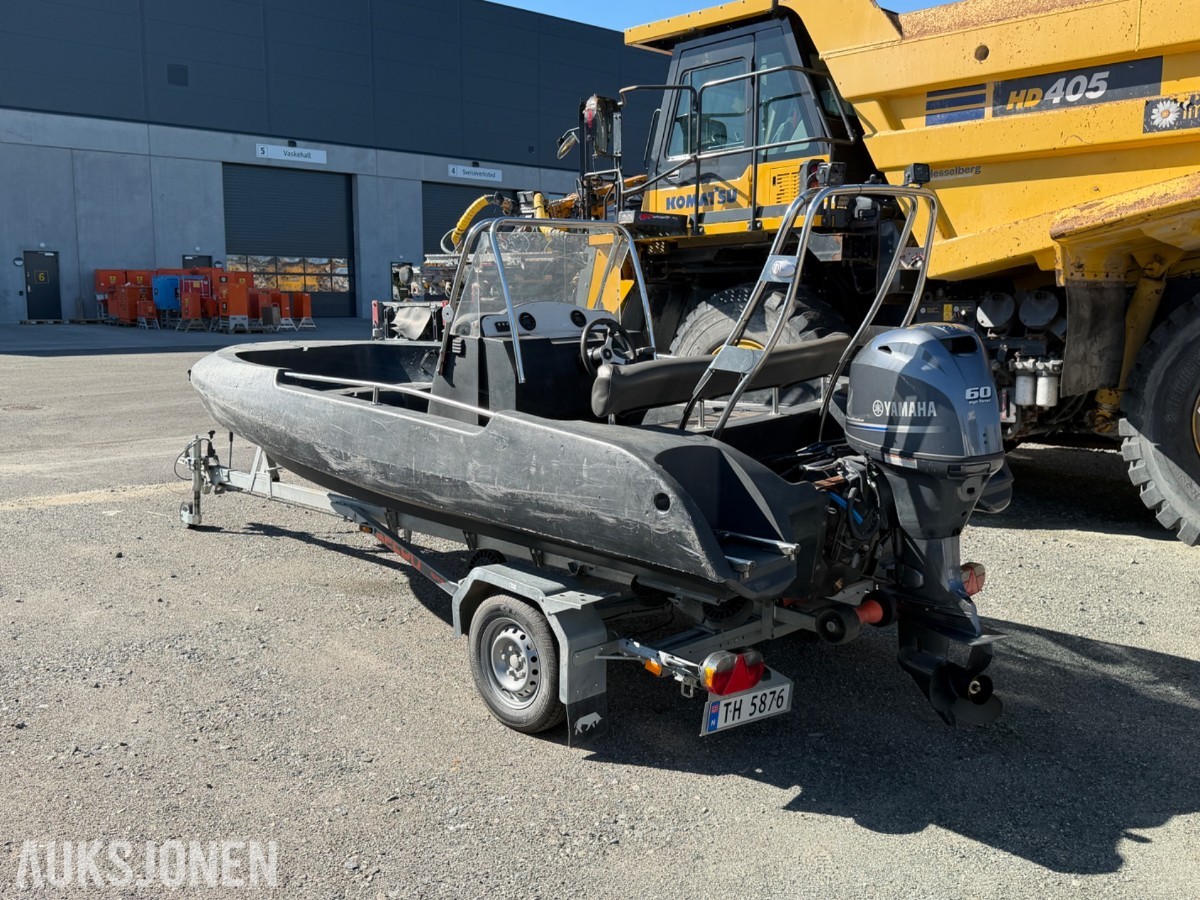2023 PIONER 17 FLEXI M/ BÅTHENGER, YAMAHA 60HK, NY SERVICE, KUN 620TIMER 