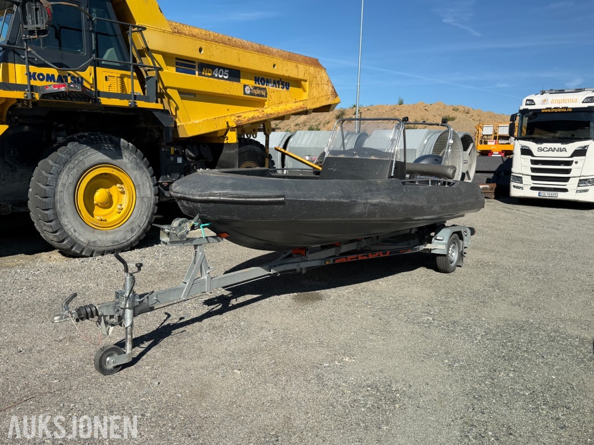 2023 PIONER 17 FLEXI M/ BÅTHENGER, YAMAHA 60HK, NY SERVICE, KUN 620TIMER 