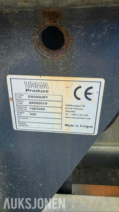 2019 Vama V-plog EN 350 lift med paralellogram / Løft