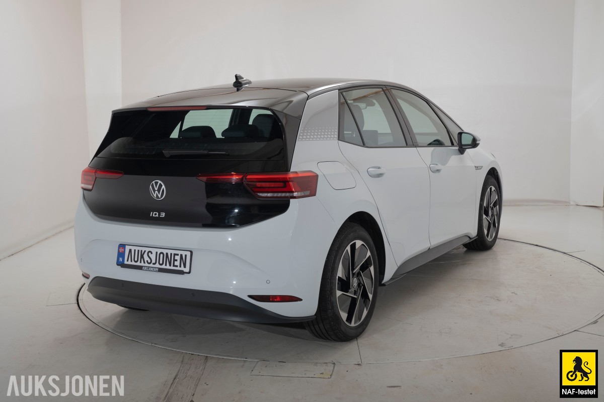 2021 Volkswagen ID.3 58 KWH 204 HK ACC NAVI LED VARMEPUMPE
