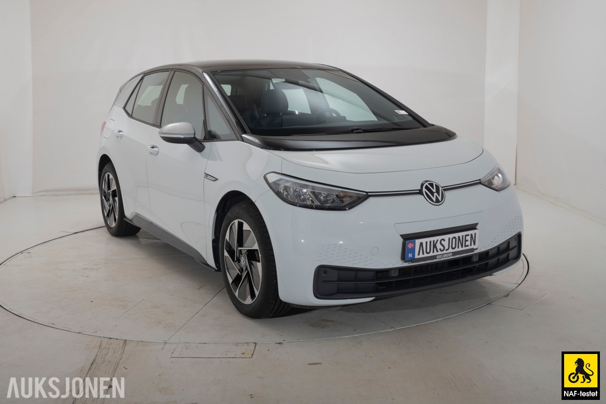 2021 Volkswagen ID.3 58 KWH 204 HK ACC NAVI LED VARMEPUMPE