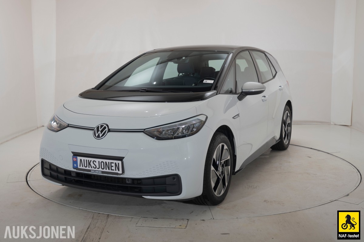 2021 Volkswagen ID.3 58 KWH 204 HK ACC NAVI LED VARMEPUMPE
