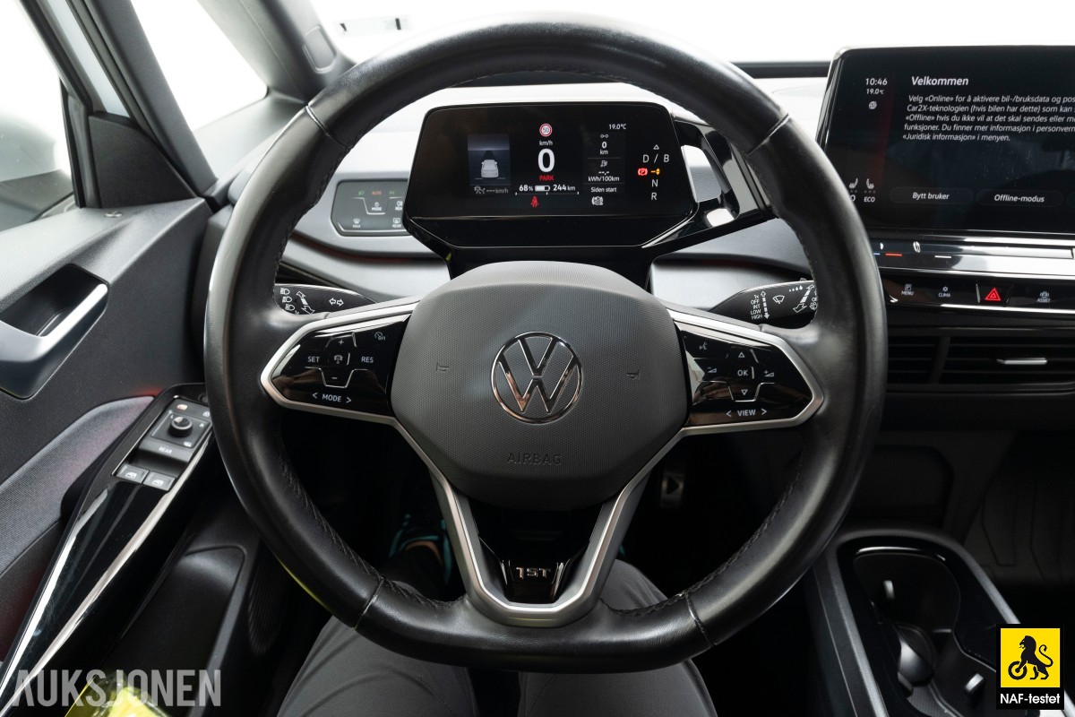 2021 Volkswagen ID.3 58 KWH 204 HK ACC NAVI LED VARMEPUMPE