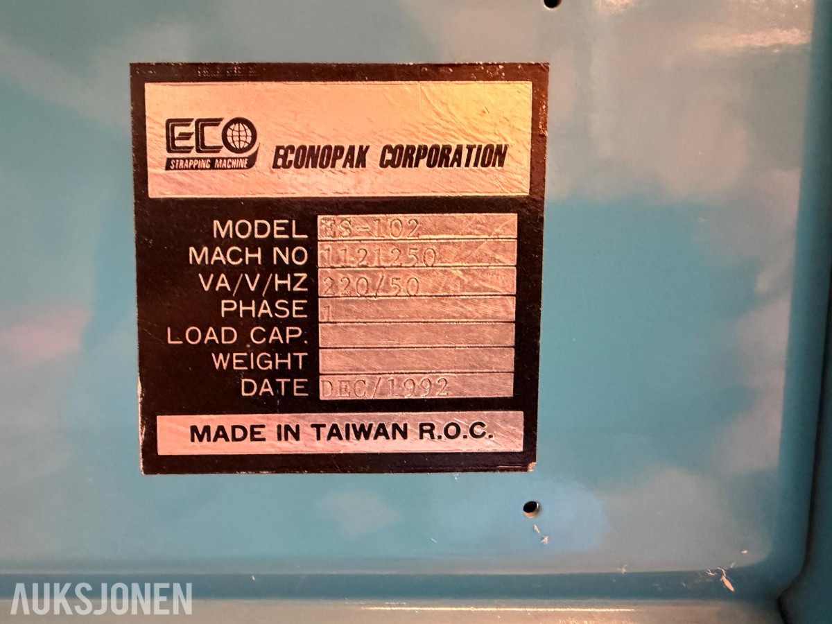 1992 Transpak S-102 stroppemaskin