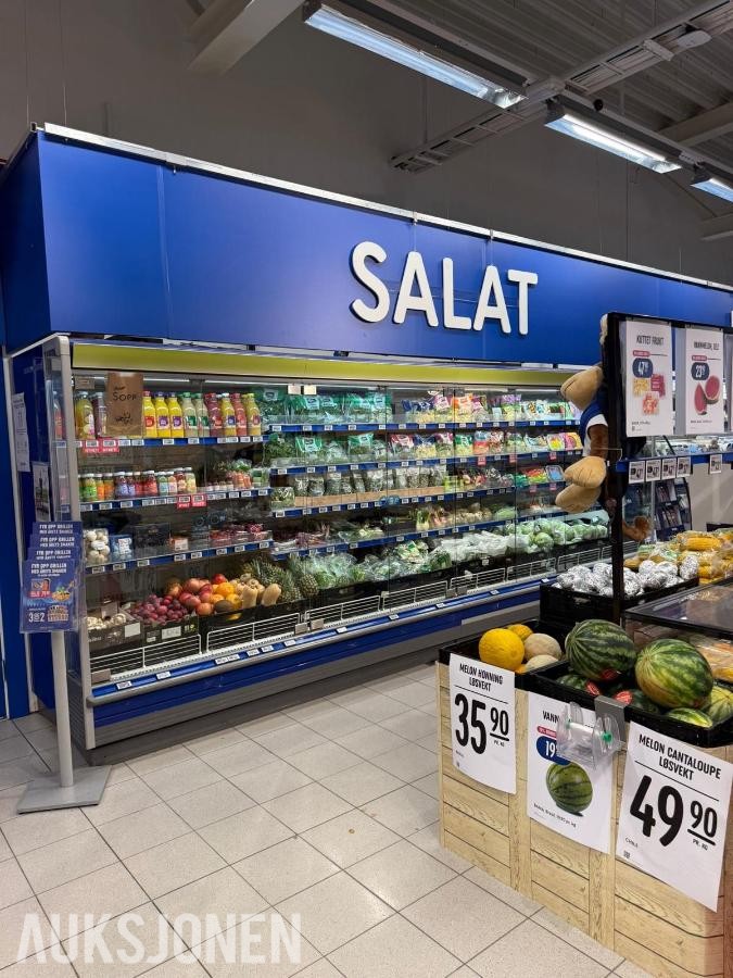 Kjøle/frys reoler med Aggergate