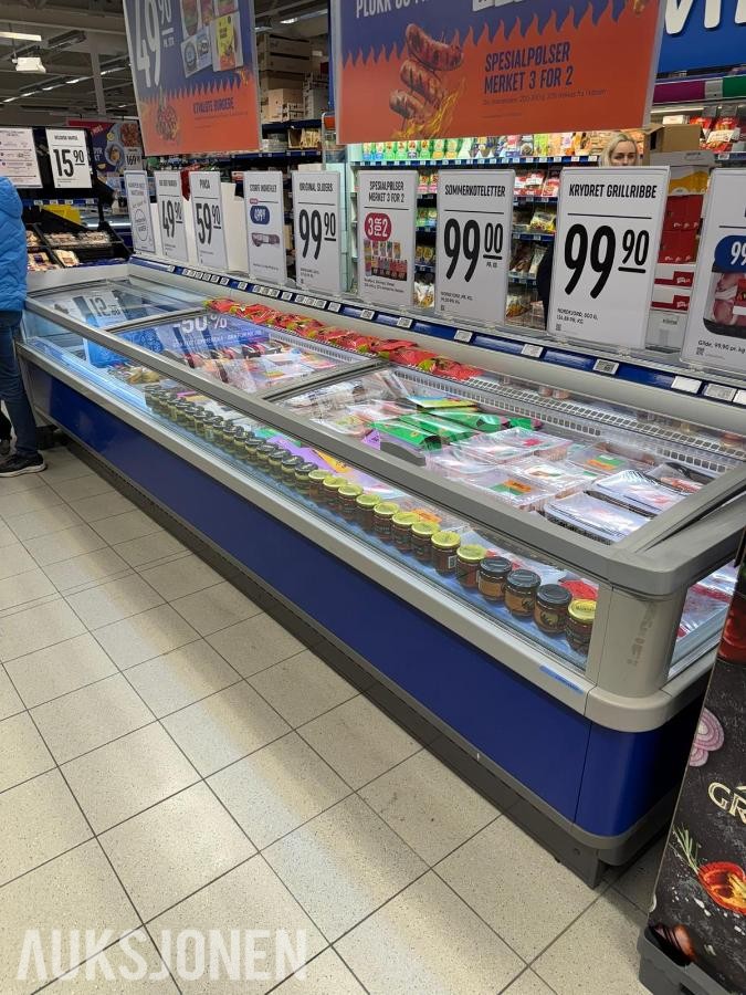 Kjøle/frys reoler med Aggergate