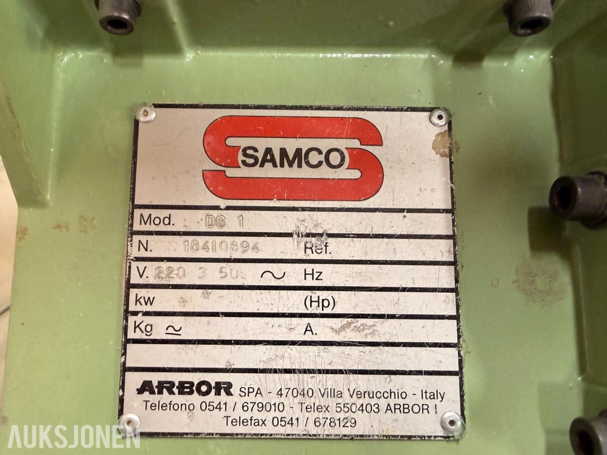 Samco DG1 bånd- og skiveslipemaskin