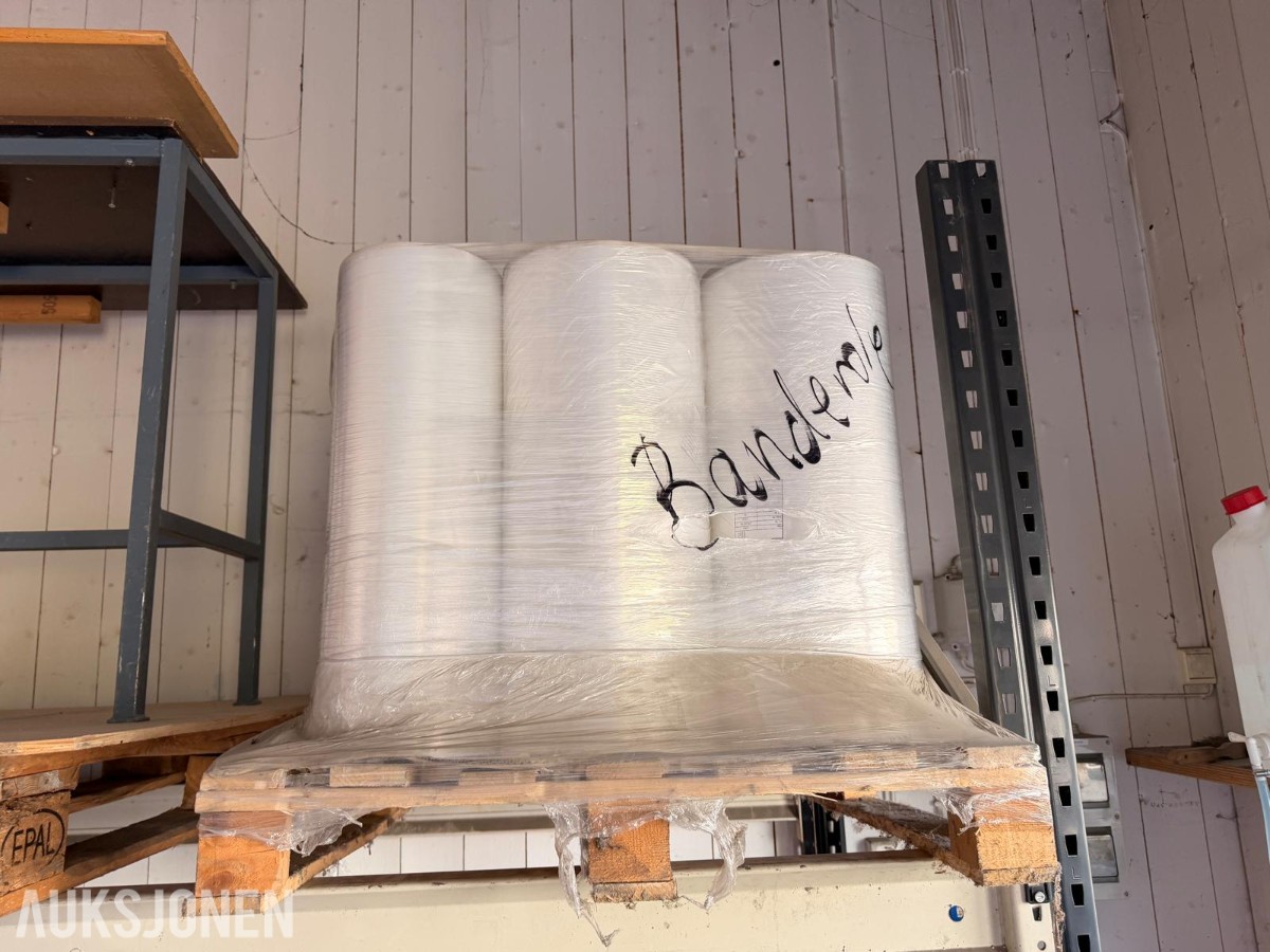 Parti med LDPE plastbånd / smeltestrips til banderingsmaskin