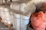 Parti med LDPE plastbånd / smeltestrips til banderingsmaskin