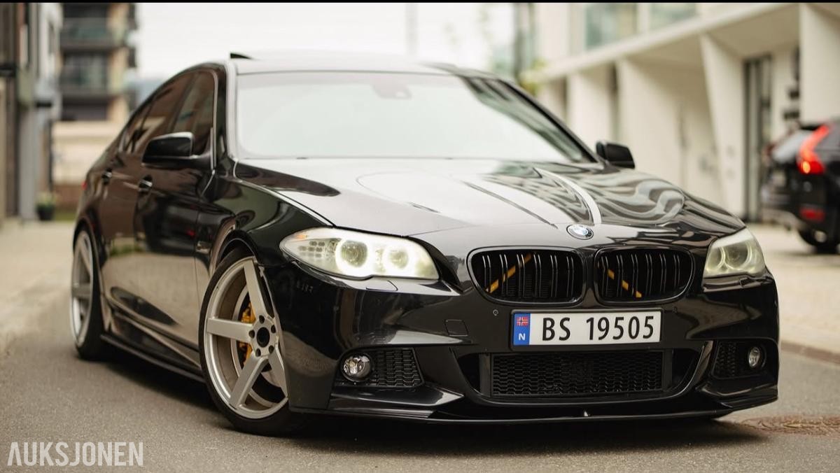 2010 BMW F10 525D 3.0 204HK AUTOMAT, ADAPTIV CRUISEKONTROLL, KUPEVARMER