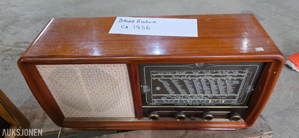 Grundig - David-Andersen - Prior Gamle radioer