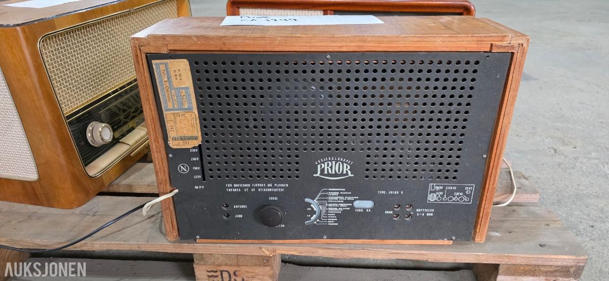 Grundig - David-Andersen - Prior Gamle radioer