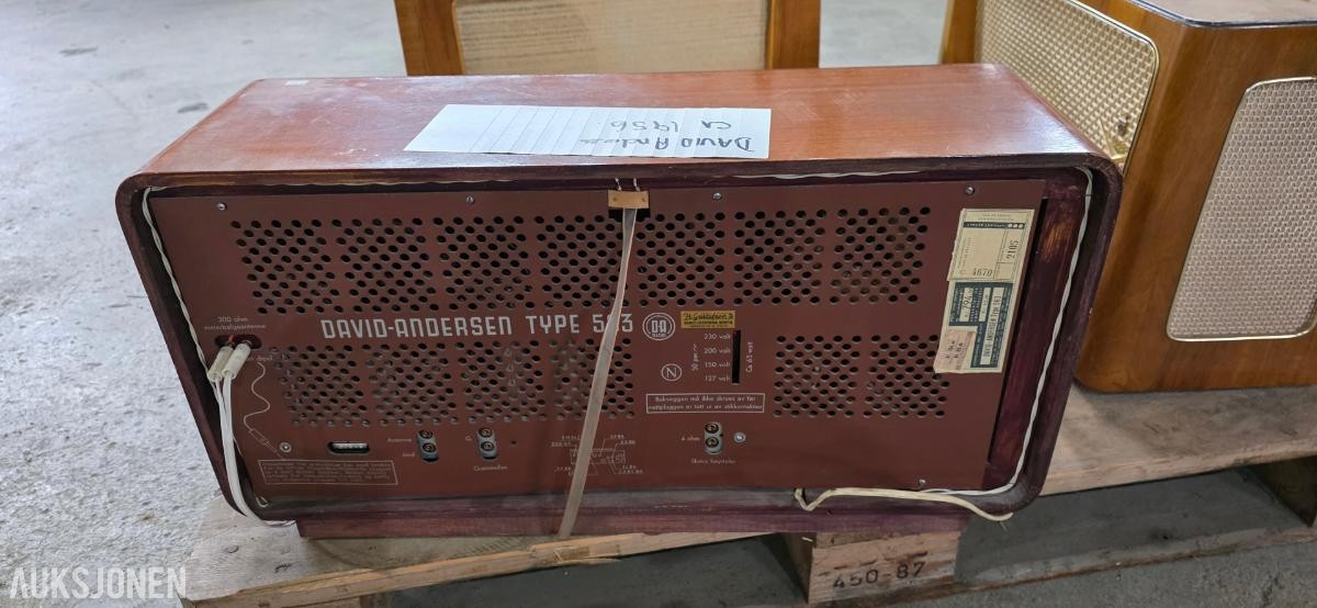 Grundig - David-Andersen - Prior Gamle radioer