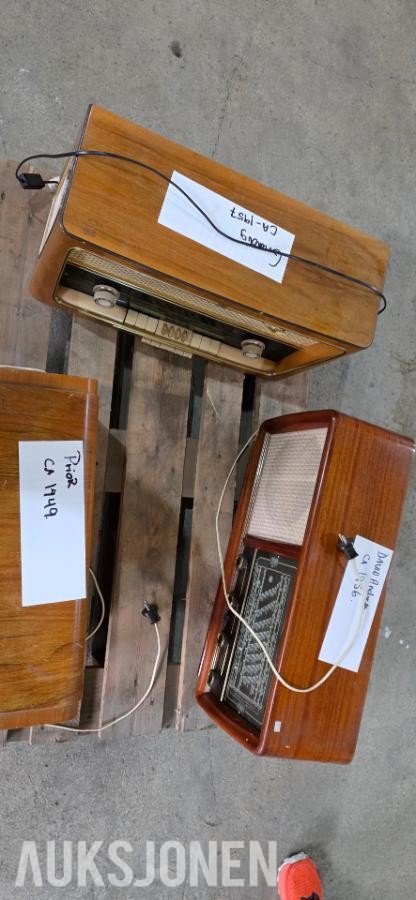 Grundig - David-Andersen - Prior Gamle radioer