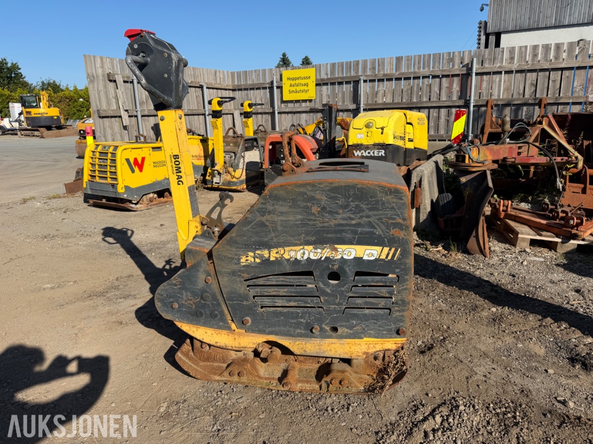 2019 Bomag BPR 100/80 D platevibrator, 926 t