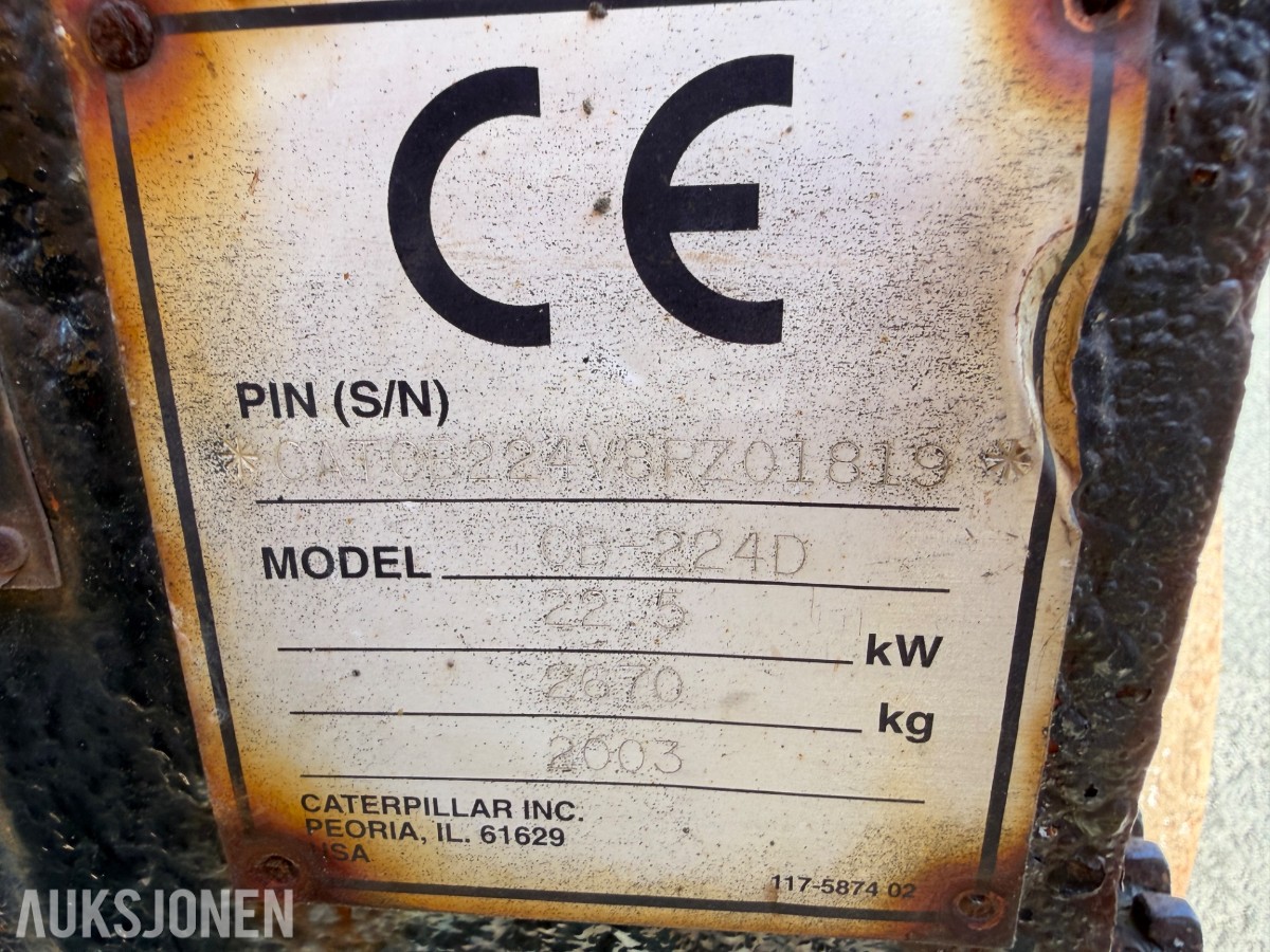 2003 Caterpillar CB-224D tandemvals