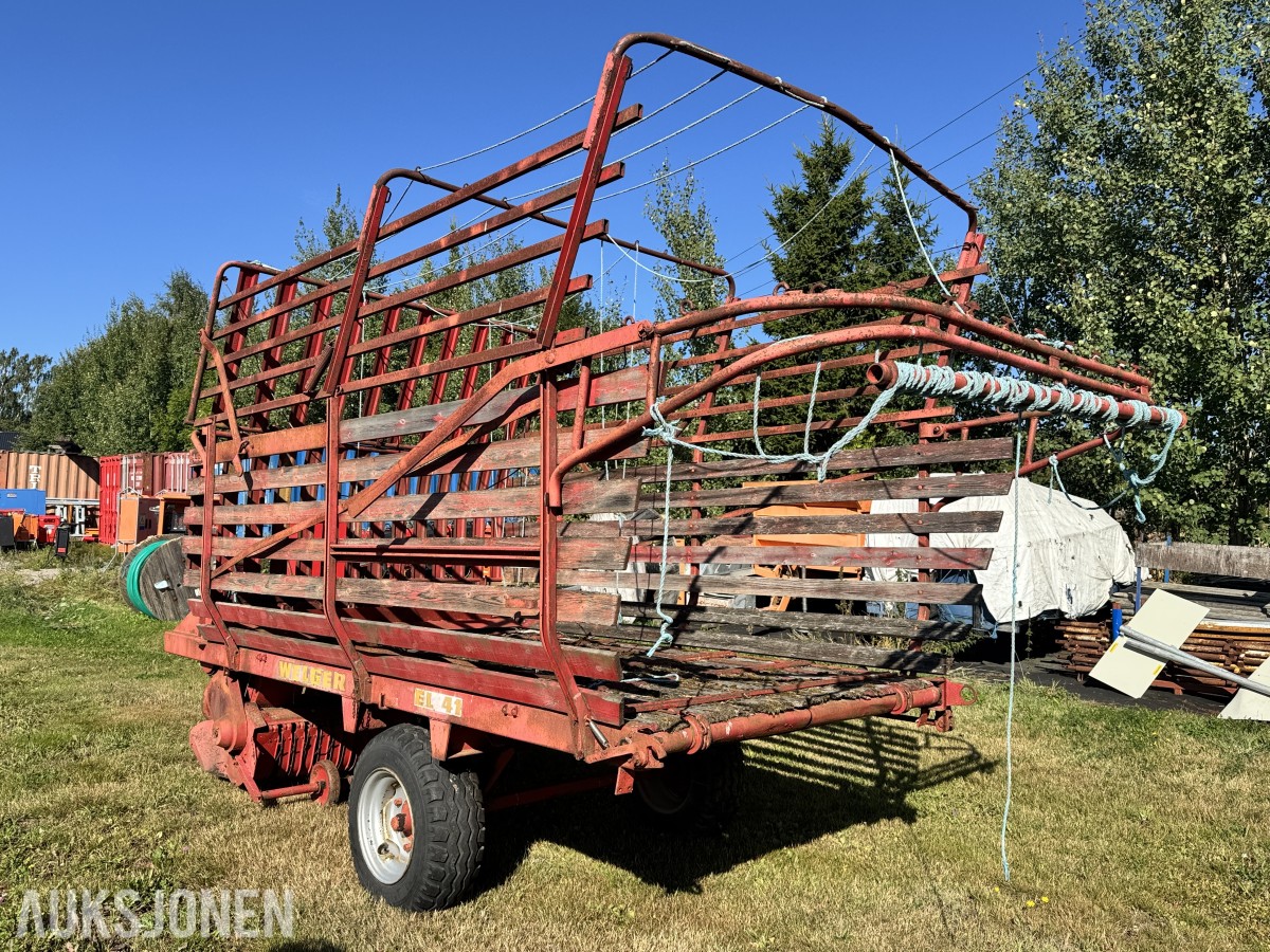 Welger EL 41 - selvlastende pickup-henger
