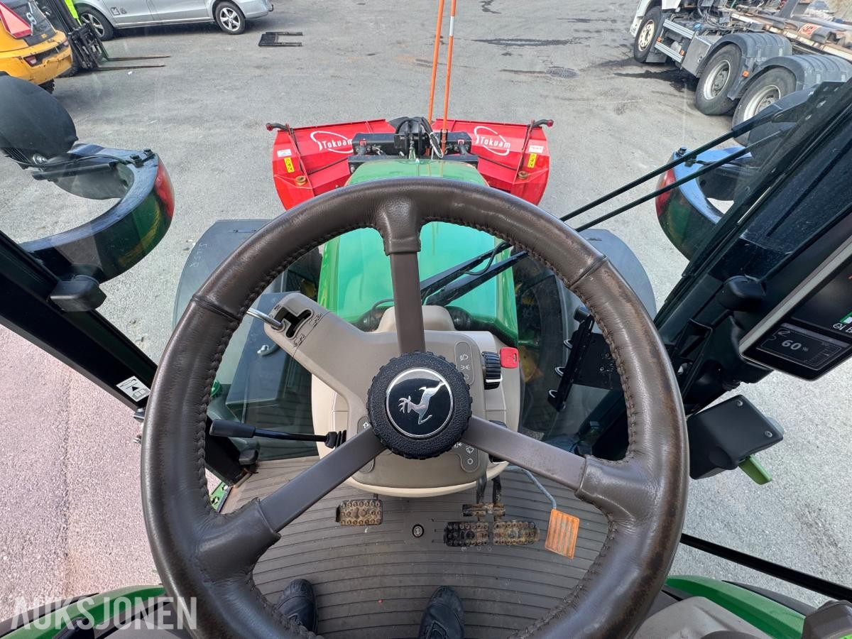 2018 John Deere 5125R Traktor - Tokvam frontplog - Schmidt Traxos CR35 Spreder - Timer: 3500