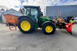 2018 John Deere 5125R Traktor - Tokvam frontplog - Schmidt Traxos CR35 Spreder - Timer: 3500