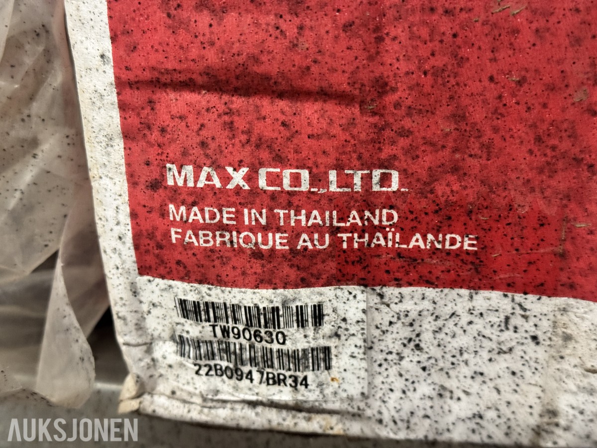 MAX TW1061T jernbindetråd - ca 2,5 kartonger 