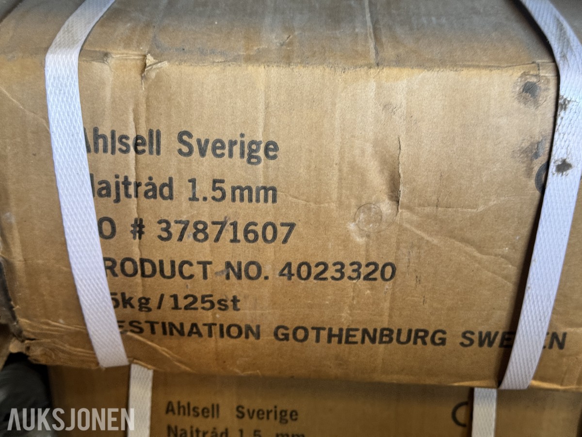 Ahsells jernbindetråd Najtråd 1,5mm - ca 7 esker