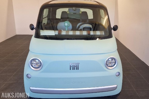 2024 FIAT TOPOLINO EV MOPEDBIL/8HK/16 ÅRS ALDERSGRENSE/ DEMOBIL SELGES, TOPP UTSTYRT